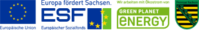 Europa fördert Sachsen Logo - Freistaat Sachsen